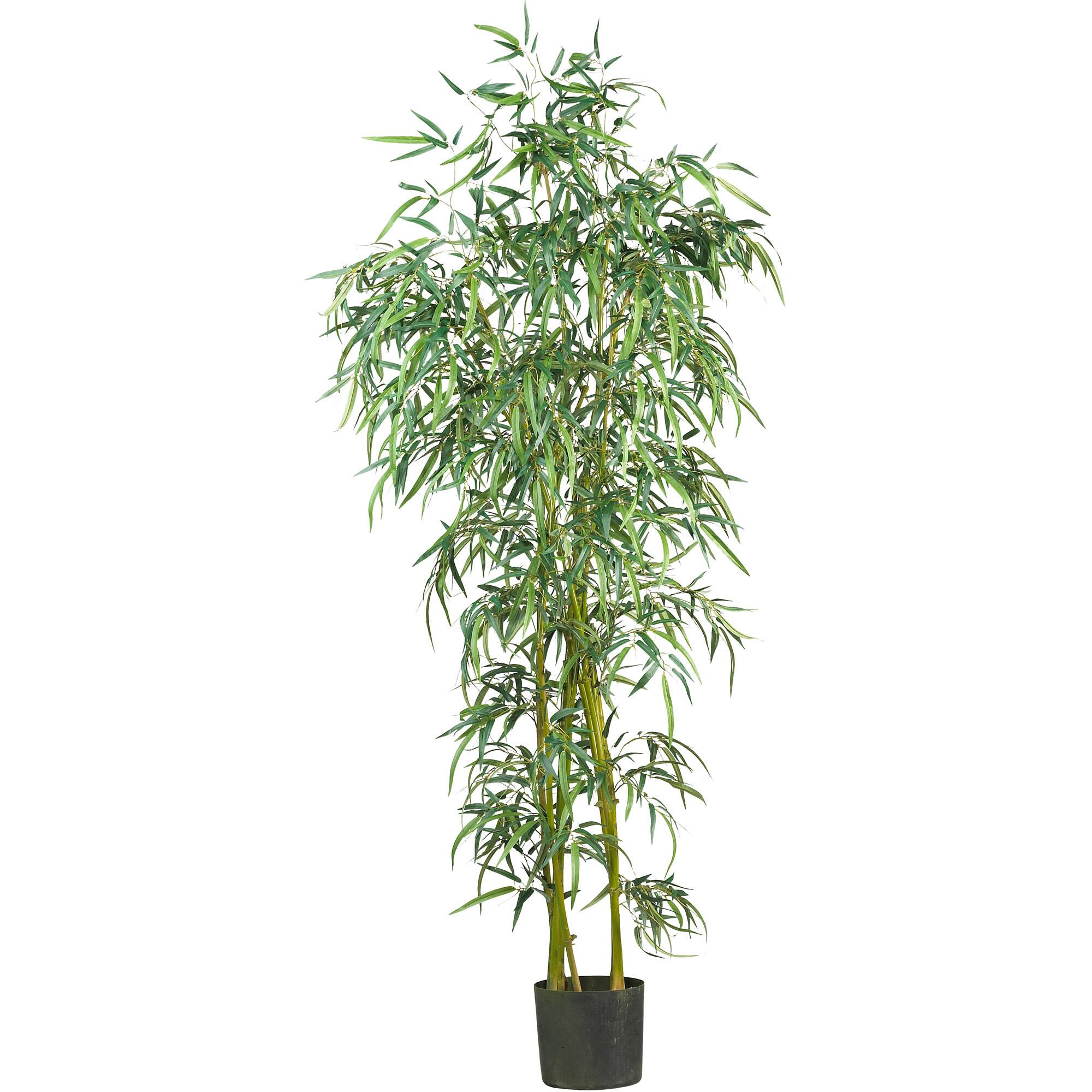 6ft. Potted Fancy Style Slim Bamboo Silk Tree